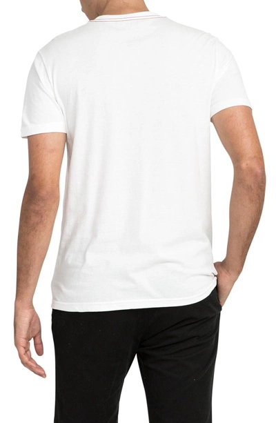 Shop Rvca Scribe Logo T-shirt In Antique White