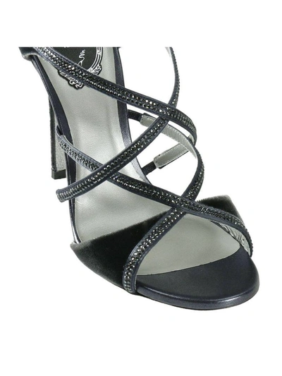 Shop René Caovilla Heeled Sandals Shoes Women Rene Caovilla In Grey