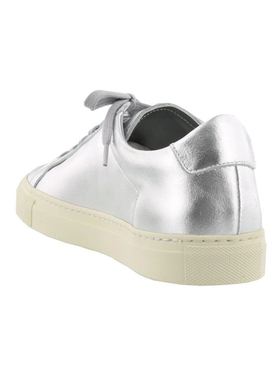 Shop Common Projects Achilles Sneakers In Silver