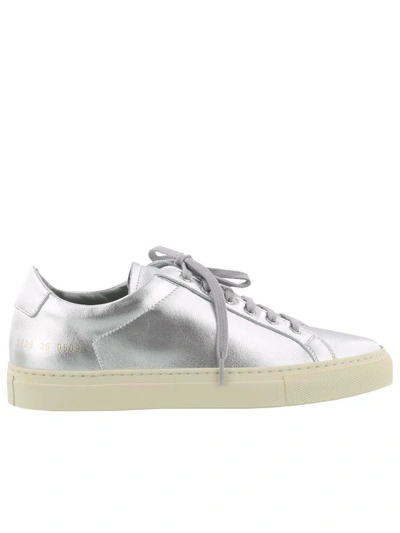 Shop Common Projects Achilles Sneakers In Silver