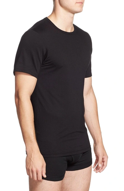 Shop Calvin Klein Slim Fit 3-pack Cotton T-shirt In Black