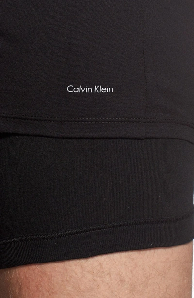 Shop Calvin Klein Slim Fit 3-pack Cotton T-shirt In Black