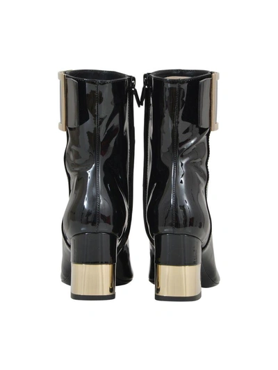 Shop Roger Vivier 7cm Black Patent Boots
