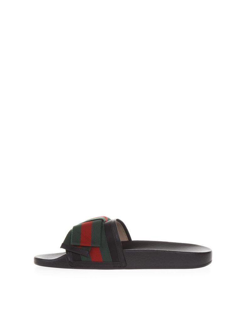 gucci pursuit bow slides