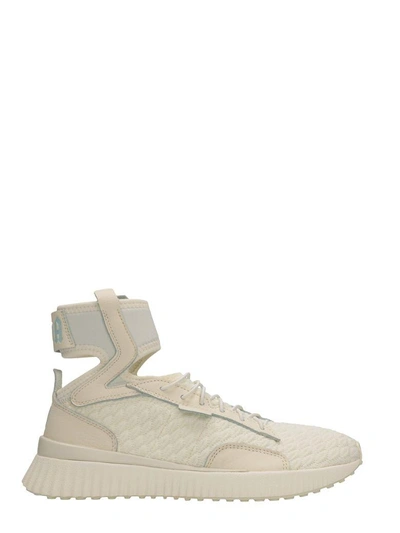 Shop Fenty X Puma Trainer Mid Geo Sneakers In White