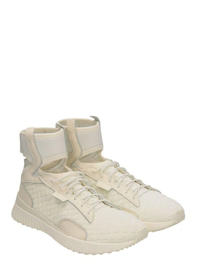 Shop Fenty X Puma Trainer Mid Geo Sneakers In White