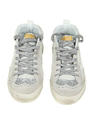 Shop Golden Goose Sneakers Mid Star In White Suede