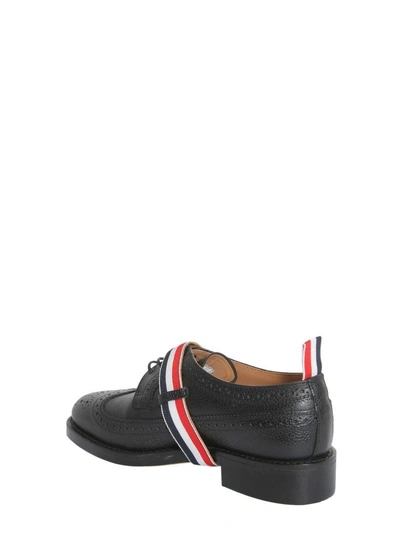 Shop Thom Browne Longwing Brogue Lace-up Shoes In Nero