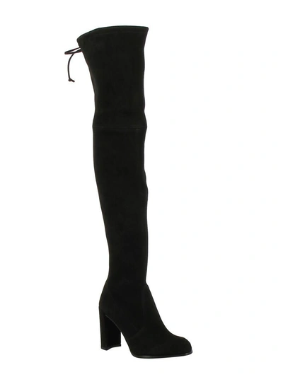 Shop Stuart Weitzman Hiline Over-the-knee Boots In Black