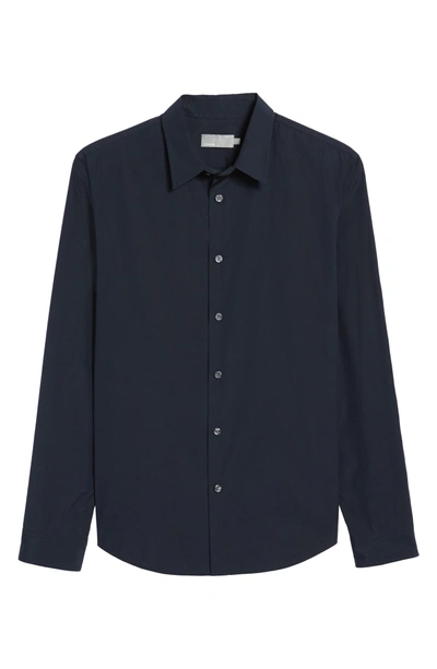 Shop Vince Poplin Slim Fit Sport Shirt In New Coastal