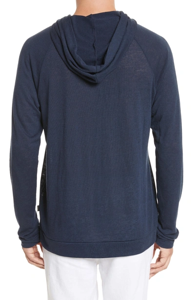 Shop Onia Pullover Hoodie In Deep Navy