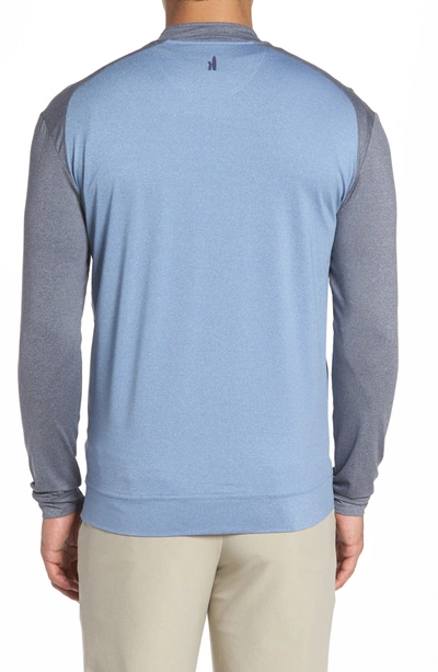 Shop Johnnie-o Sway Classic Fit Zip Raglan Pullover In Abyss