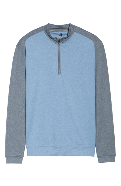 Shop Johnnie-o Sway Classic Fit Zip Raglan Pullover In Abyss