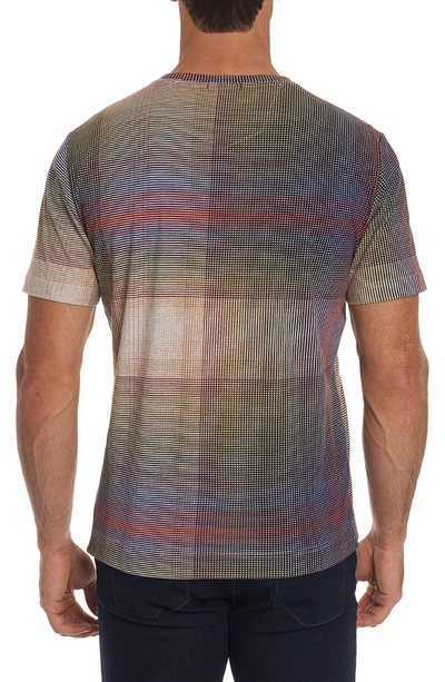 Shop Robert Graham Cuervo T-shirt In Heather Light Grey