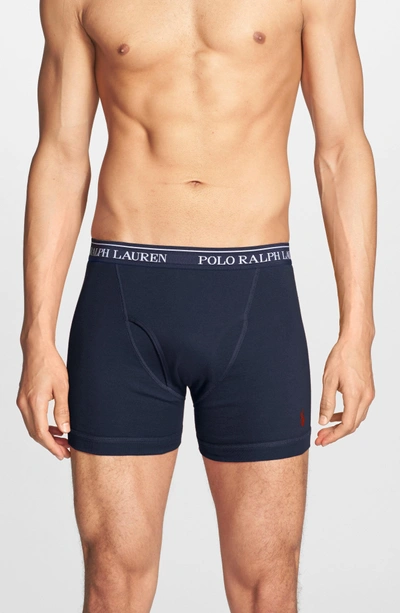 Shop Polo Ralph Lauren Assorted 3-pack Boxer Briefs In Polo Player Assorted