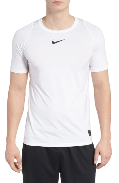 diluido cáncer Memorándum Nike Men's Pro Dri-fit Fitted T-shirt In White | ModeSens