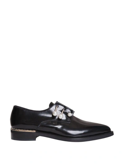 Shop Coliac Ferny Leather Shoes In Nero