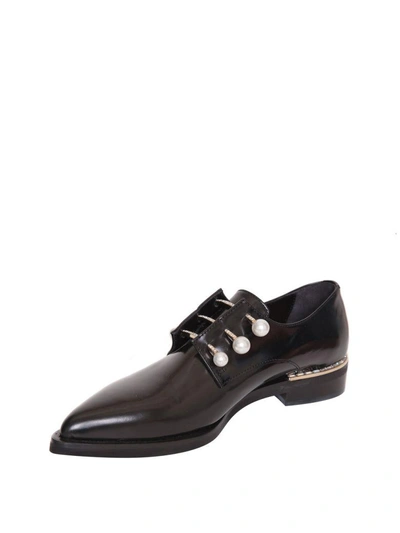 Shop Coliac Ferny Leather Shoes In Nero