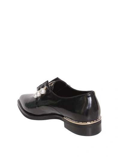 Shop Coliac Ferny Leather Shoes In Nero