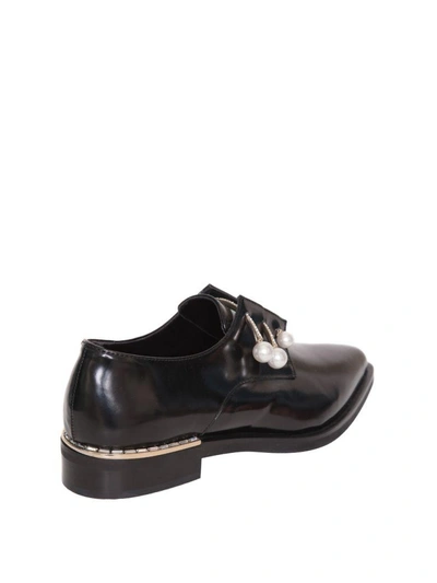 Shop Coliac Ferny Leather Shoes In Nero