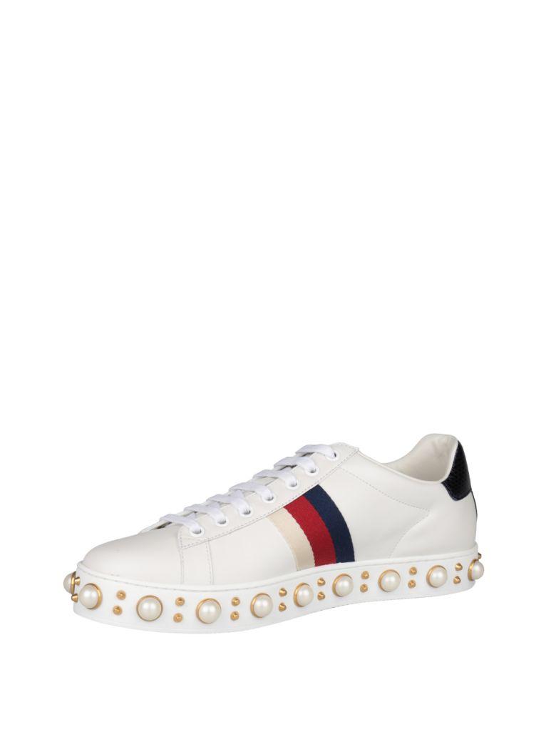 gucci pearl trainers