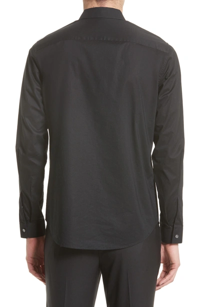 Shop Atm Anthony Thomas Melillo Cotton Dress Shirt In Black