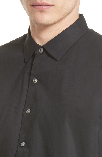 Shop Atm Anthony Thomas Melillo Cotton Dress Shirt In Black