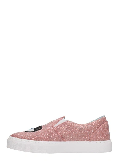 Shop Chiara Ferragni Flirting Slip On Sneakers In Rose-pink