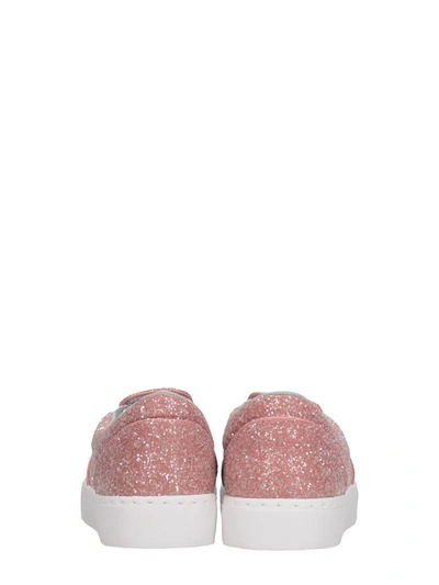 Shop Chiara Ferragni Flirting Slip On Sneakers In Rose-pink