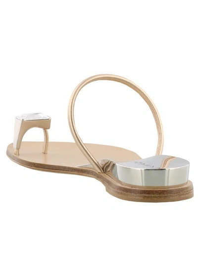 Shop Casadei Soraya Thong Sandal In Pink