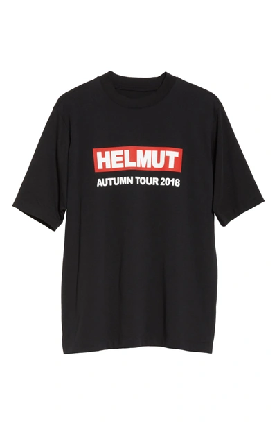 Shop Helmut Lang Concert Graphic T-shirt In Black
