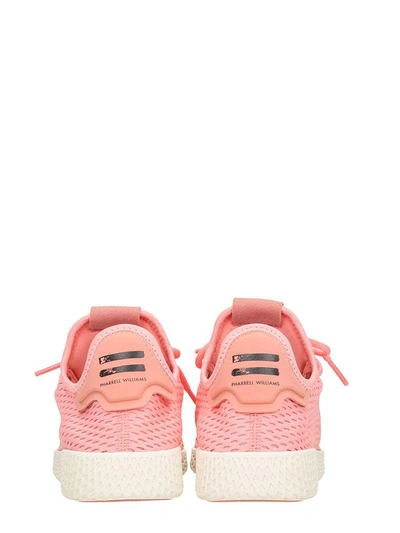 Shop Adidas Originals Pharrell Williams Tennis Hu Sneakers In Rose-pink
