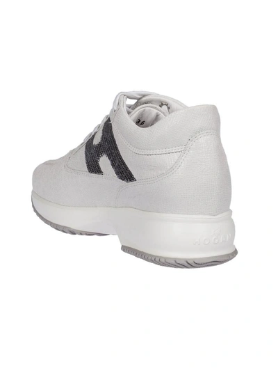 Shop Hogan Interactive H-michropaill Sneakers