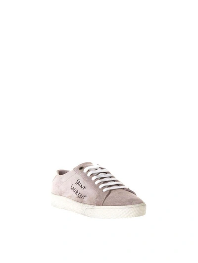 Shop Saint Laurent Court Classic Sl/06 Ancient Rose Sneakers