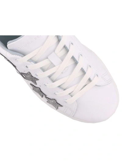 Shop Chiara Ferragni #findmeinwonderland Sneaker In White Stars