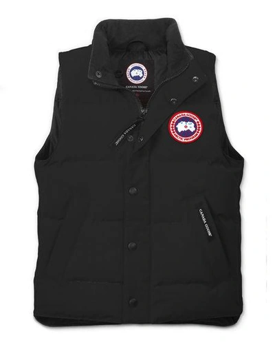 Shop Canada Goose Youth Vanier Arctic-tech Vest, Xs-xl In Black