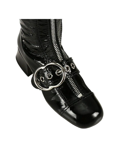 Shop Miu Miu Boots Shoes Women  In Black