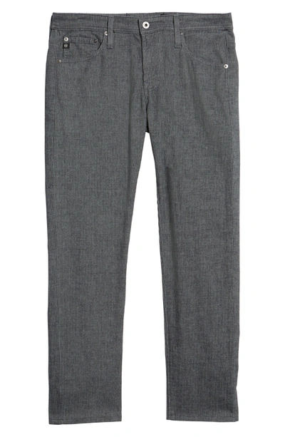 Shop Ag Tellis Modern Slim Stripe Five-pocket Pants In Field Stone