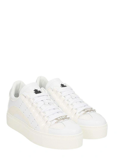 Shop Dsquared2 Platform Sneakers In White