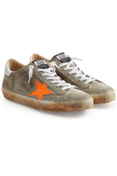 golden goose grey suede