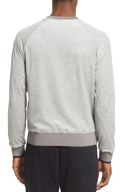 Shop 3.1 Phillip Lim / フィリップ リム Velour Sweatshirt In Light Grey
