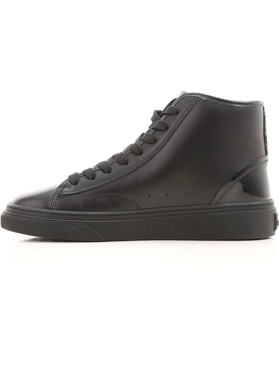 Shop Hogan High-top Sneakers H342 In Black