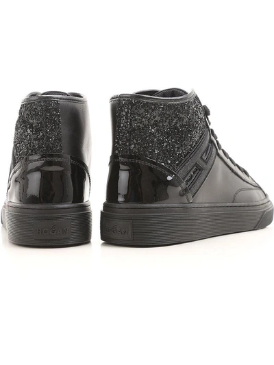 Shop Hogan High-top Sneakers H342 In Black