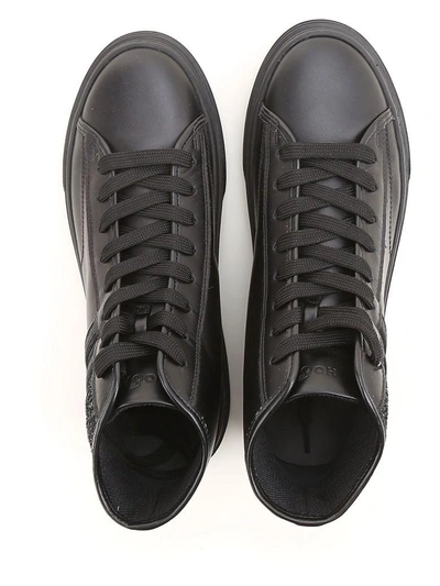 Shop Hogan High-top Sneakers H342 In Black