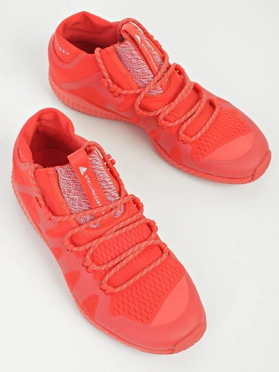 Shop Adidas By Stella Mccartney Sneakers Crazy Train Buonce Mid In Red White