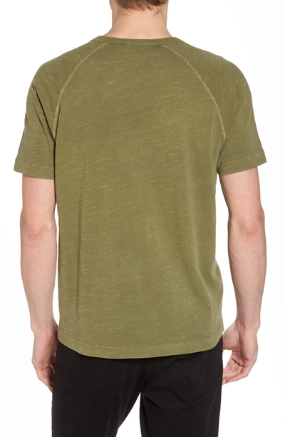 Shop Ymc You Must Create Television Raglan T-shirt In Olive
