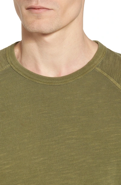 Shop Ymc You Must Create Television Raglan T-shirt In Olive