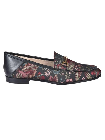 Shop Sam Edelman Loraine Black Bird Loafers In Multicolored