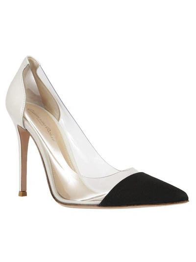 Shop Gianvito Rossi Plexi Pumps In Black