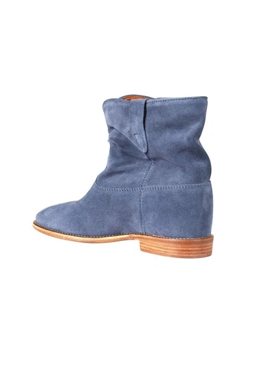 Shop Isabel Marant Crisi Ankle Boots In Blu